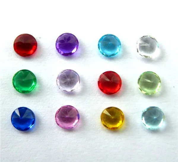 Оптовая продажа 12 шт. 3 мм 4 5 круглый красочный камень плавающий брелок
