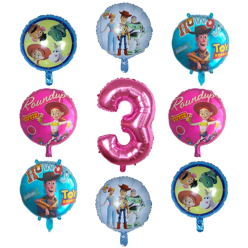 Гигантский игрушечный шар 9 шт./компл. 18-дюймовый фольгированный шарик