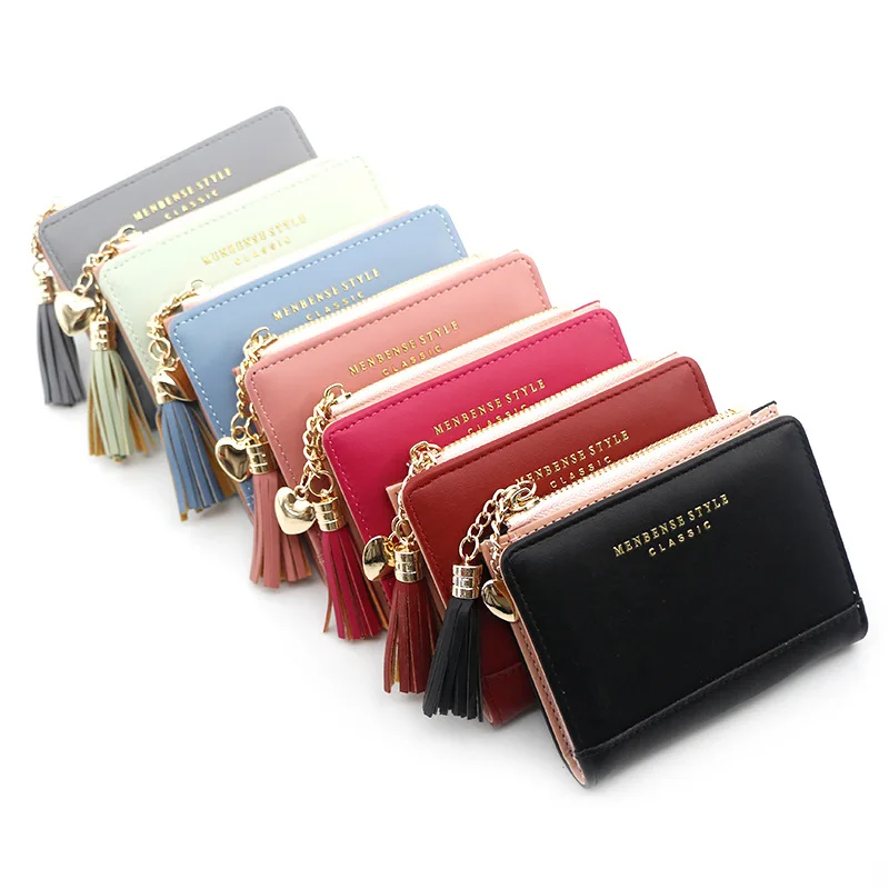 Wholesale 2020 New Short Women's Zipper Wallet Korean Version of the Simple-Style Student Purse Female | Багаж и сумки