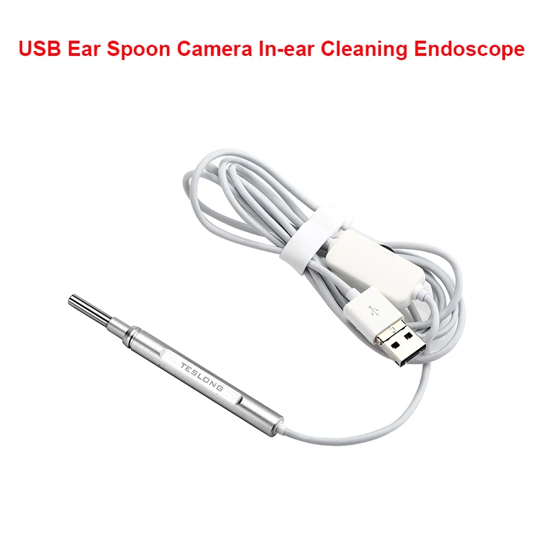 USB инструмент для очистки ушей 4 3 мм объектив 1 8 м 720P визуальная Ушная ложка мини