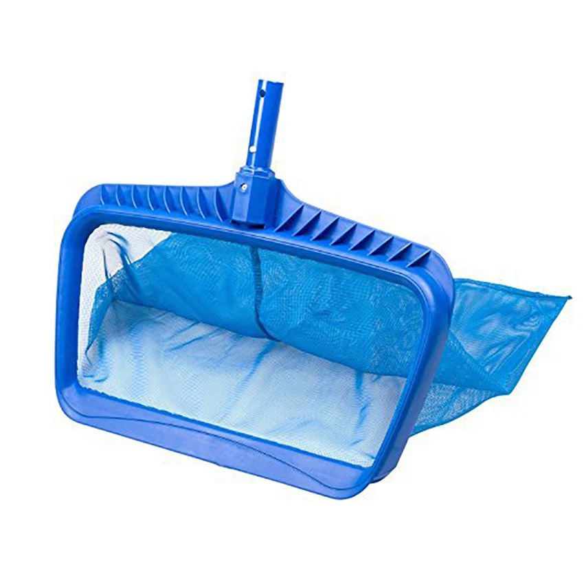 Pool Skimmer Net, Heavy Duty Leaves Rake for Cleaning Swimming Pool & Pond, Fine Mesh Deep Bag Catcher with Strong Frame