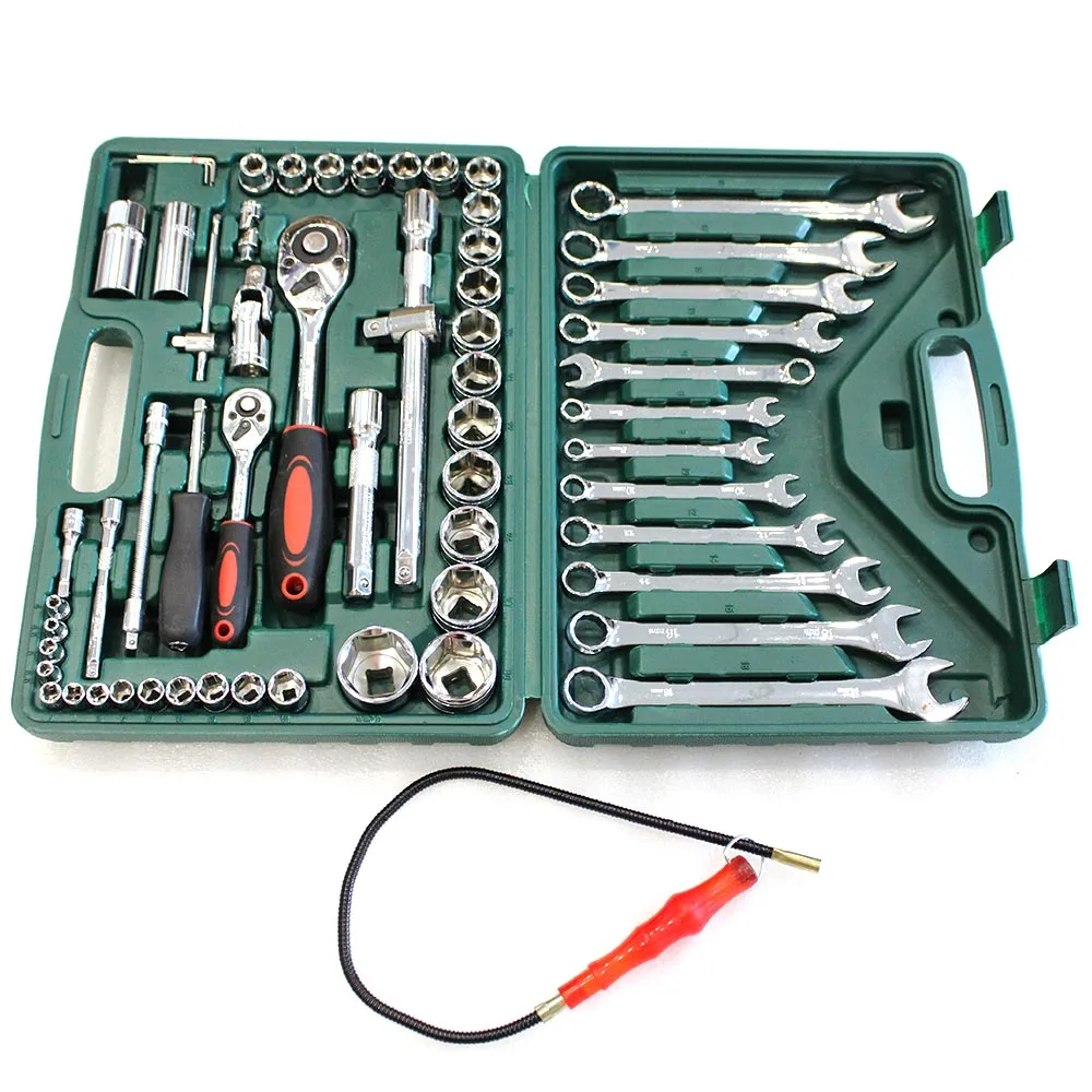 61 шт./компл. гнездо для шлица звездочка Набор торцевых гаечных ключей гаечный