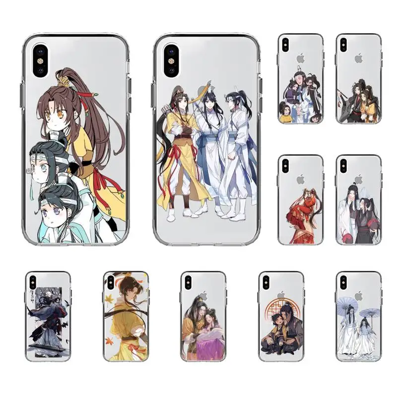 

Mo Dao Zu Shi MDZS Anime Phone Case for iphone 13 13 11 12 pro XS MAX 8 7 6 6S Plus X 5S SE 2020 XR case