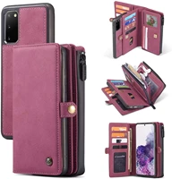 for funda samsung s20 ultra case zipper wallet magnetic cover leather case for samsung galaxy s20 plus s20 a51 a71 for iphone 11
