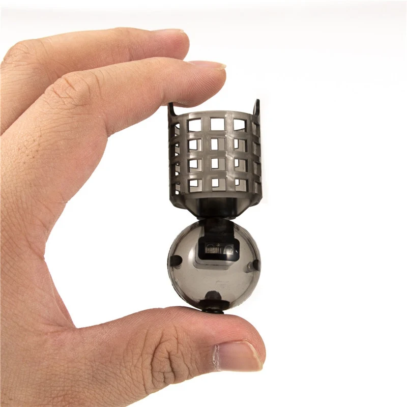 1PC/4PC New Adjustable Weight Bait Feeder Carp Fishing Method Mould Inline Feeders High Capacity Thrower | Спорт и развлечения