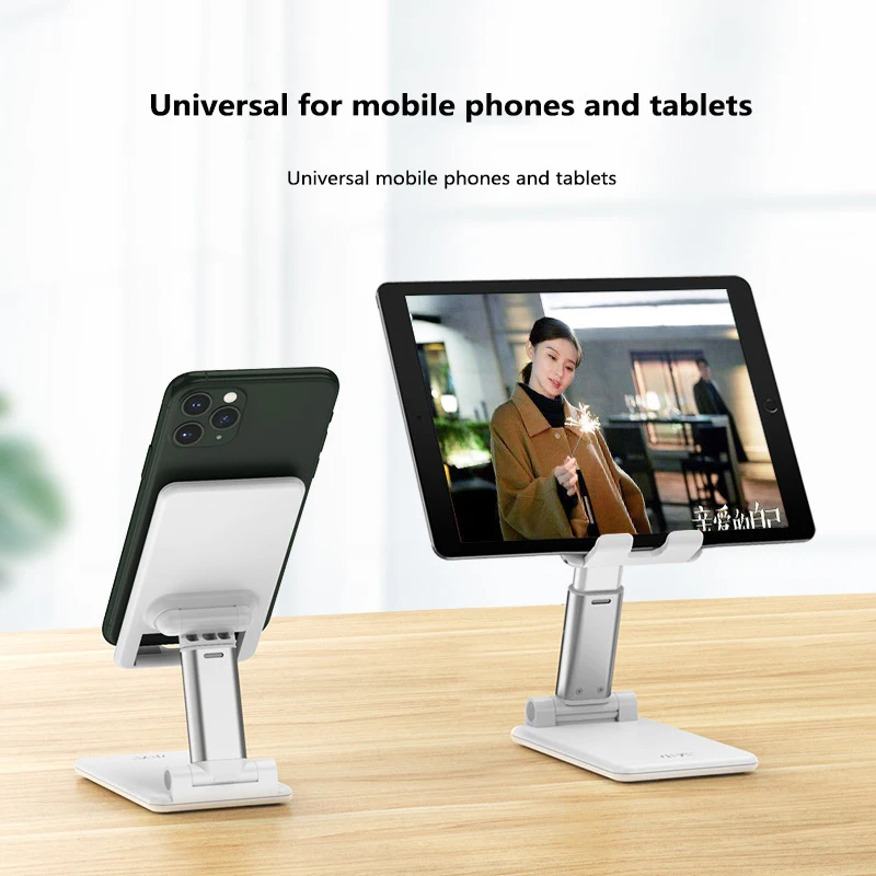 

New Desk Mobile Phone Holder Stand For IPhone IPad Xiaomi Huawei Metal Desktop Tablet Holder Table Cell Foldable Extend Support