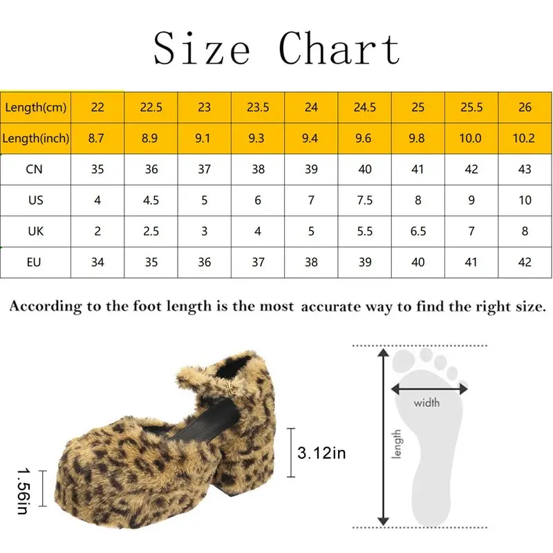 

Sexy Leopard High Heels Women Pumps Round Toe Thick Heel Mary Shoes Women Platform Zapatos De Mujer Lolita Leather Shoes2020