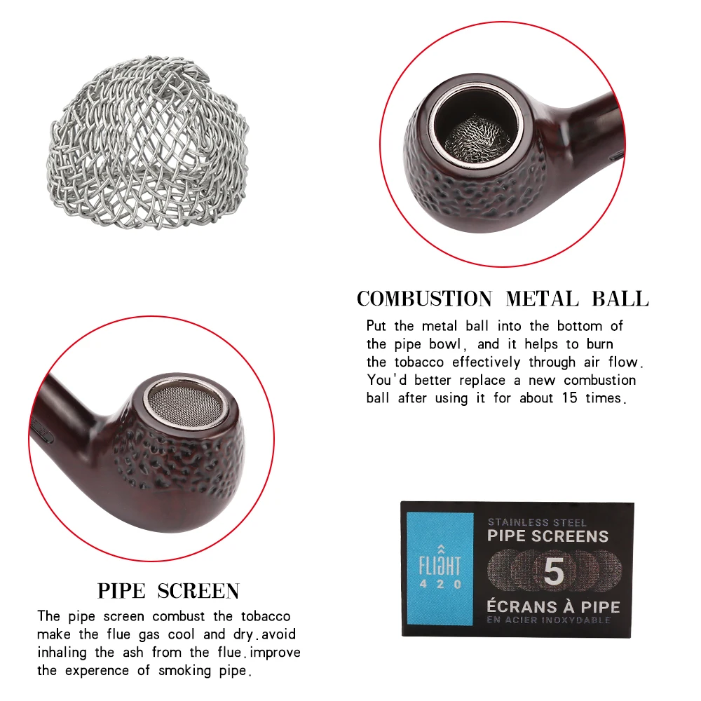 Набор трубок 503 смола табачная труба курительная трава чистящая Подарочная