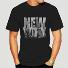 Модная мужская футболка с рисунком Нью-Йорка 100%