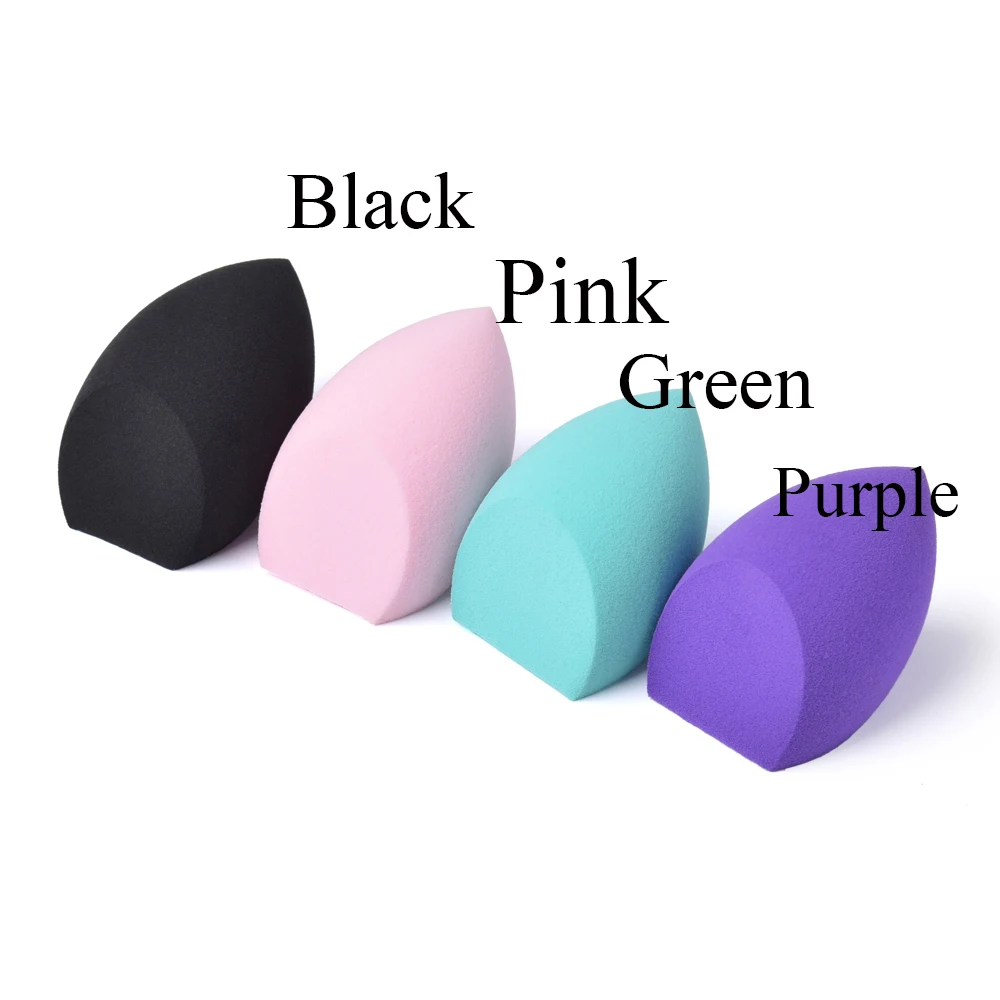 1 шт. двойная угловая губка мягкая легкая Смешанная косметическая пудра пуховка
