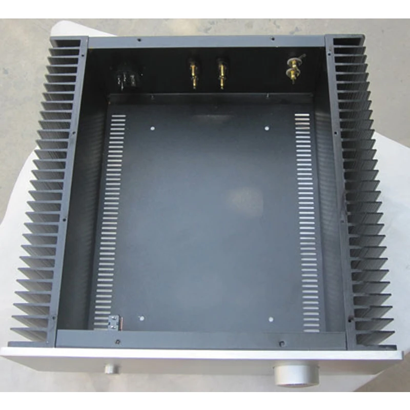 

320*308*115mm Aluminum Panel Class A Amplifier Chassis Box House DIY Enclosure With Feet Screws Amplifier Case Shell