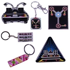 Брошь с эмалью Назад в будущее