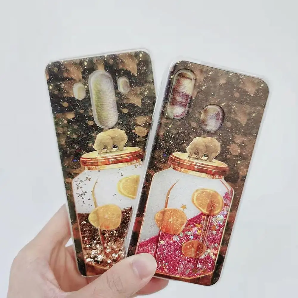 Чехол для телефона с жидким динамическим Китом и зыбучим песком Xiaomi Redmi K20 9T Note 7 6 5