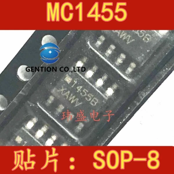 

10 шт. Новый MC1455DR2G MC1455BDR2G SOP8 патч-таймер/осциллятор на 100% новый запас и оригинал