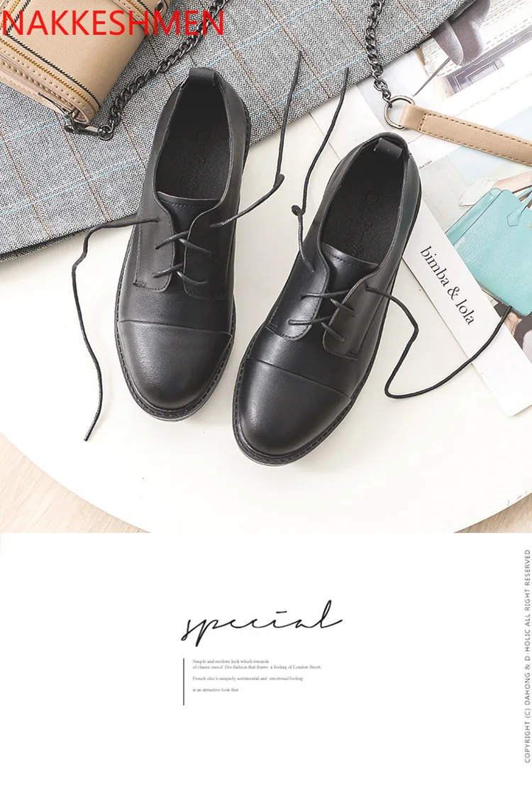 

NAKKESHMEN-2020 New European and American Fashion Simple Soft Matte Front Lace-up Casual Shoes