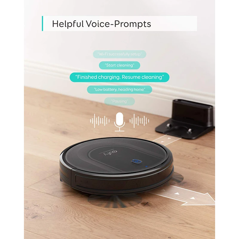 Робот-пылесос eufy RoboVac G10 Hybrid умная динамическая навигация 2 в 1 щетка и швабра Wi-Fi
