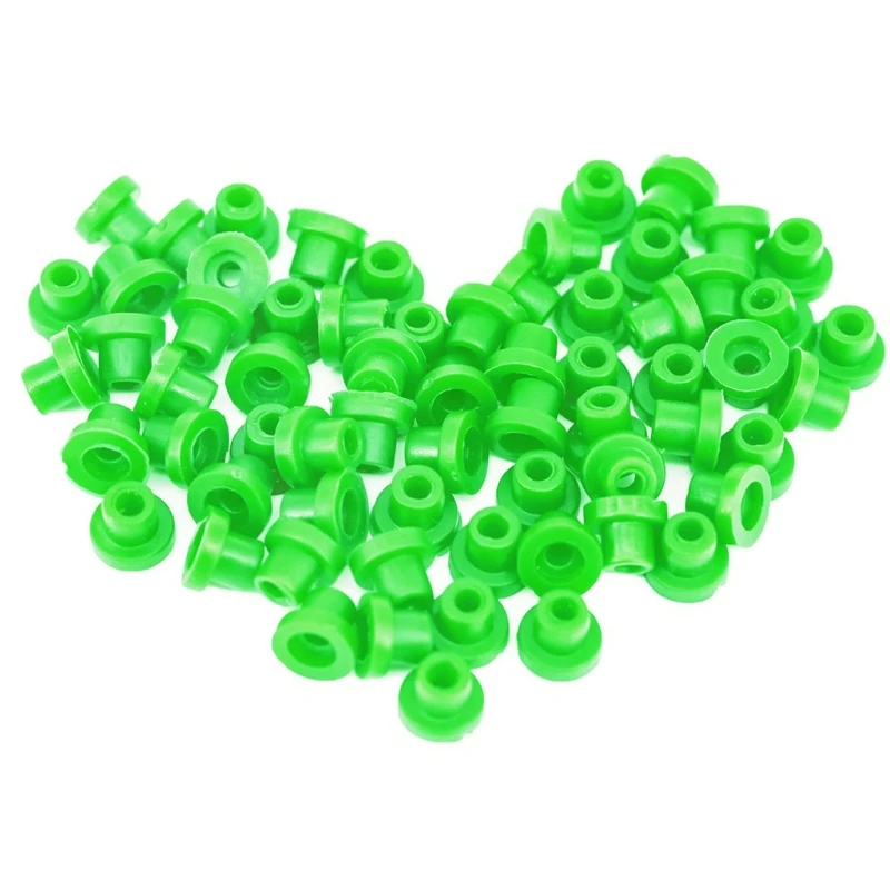 

Tattoo Grommets 100pcs Soft Rubber Tattoo Nipples for for Tattoo Machine Needles