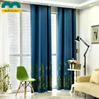 Пастырское вышитые затемненные Шторы Современные Простые шторы Шторы s для Гостиная Обеденная Спальня