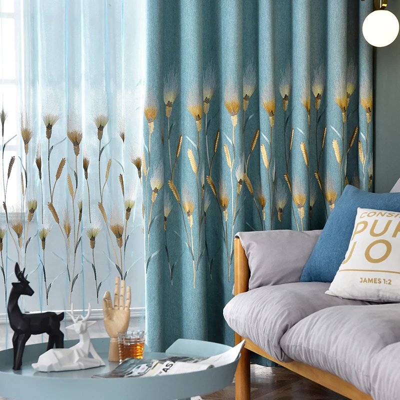 Занавески s скандинавские современные затемненные занавески для спальни простые