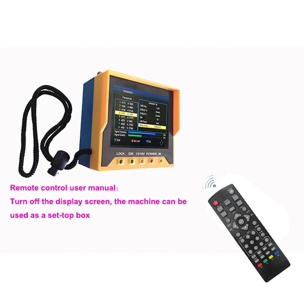 KPT 356H DVB-S2 Satfinder Новое поступление быстрое отслеживание Full HD цифровой спутниковый искатель метр MPEG-4 модулятор DVB-S спутниковый искатель