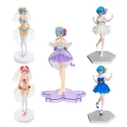 Экшн-фигурка из аниме Re:Life In A Different World From Zero Angel Rem Ram, Коллекционная модель из ПВХ, куклы, игрушки для детей, рождественский подарок