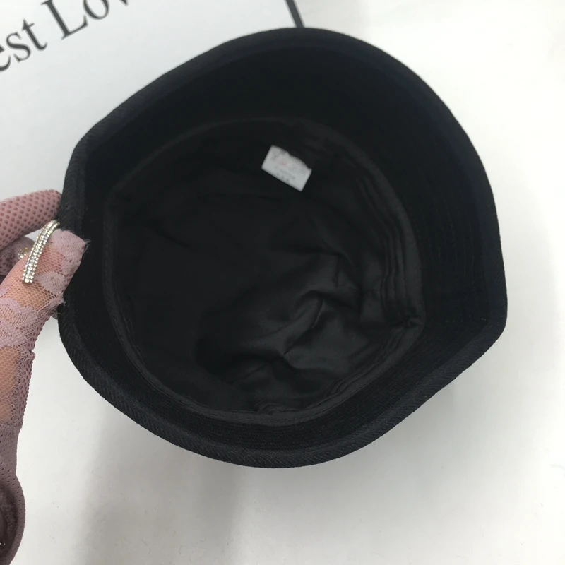

In the spring and autumn winter new Japanese tide corduroy bucket hat for women fisherman hat drill knot cap