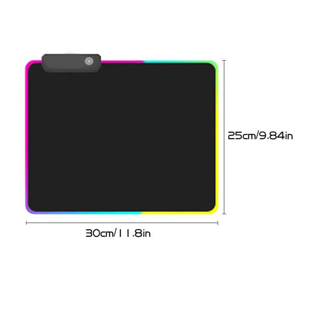LGB Gaming Mouse Pad Lighting Modes Glowing Mat Non-slip Rubber Bottom For keyboard Desk Mat Mause
