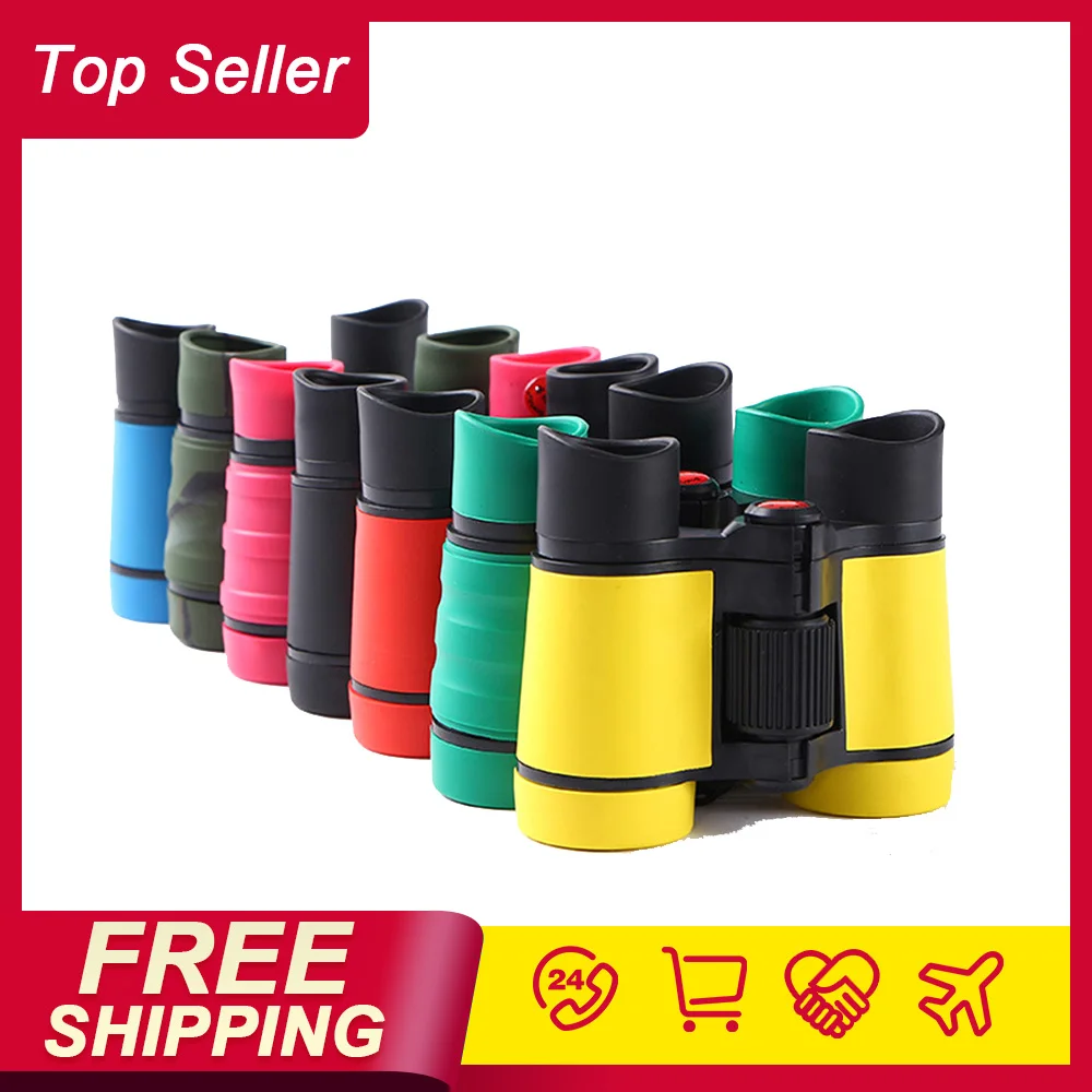

4x30 Plastic Children Binoculars Telescope Maginification For Kids Outdoor Games Boys Toys Gift