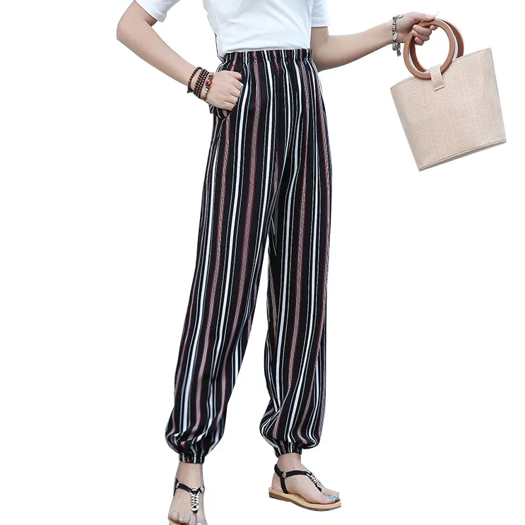 Женские шаровары пляжные брюки для отдыха костюм родителей и детей Свободные