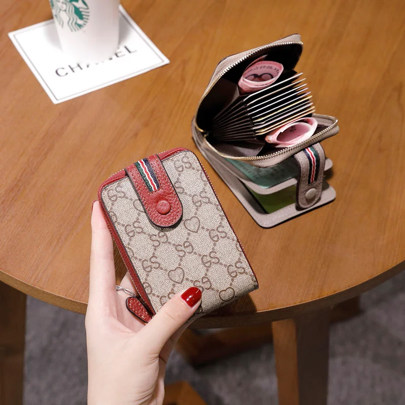 YIFANGZHE кошелек для кредитных карт Модный чехол из воловьей кожи с более чем 10