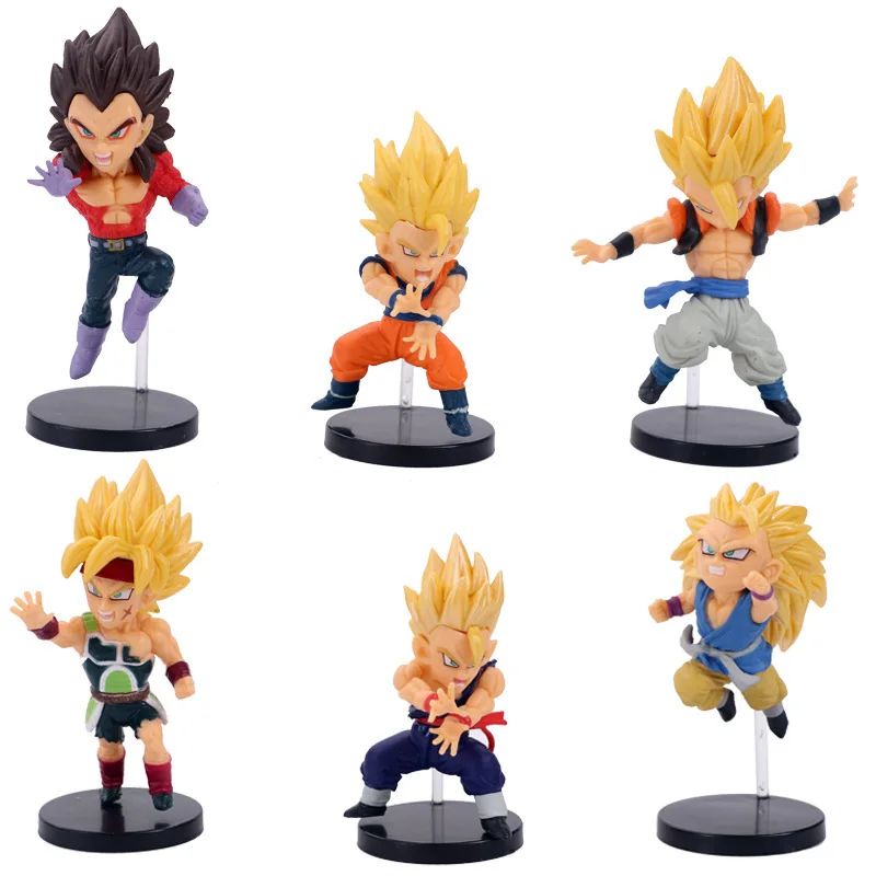 Аниме Кукла Dragon Ball Z Son Goku Frieza Gogeta Vegeta IV Супер Saiyan ПВХ Ограниченная серия QLZ игрушки