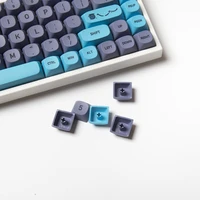 ma profile 125 keys pbt dye sub keycaps blue cat theme keycap for cherry mx switch mechanical keyboard 61 64 68 87 108 layout
