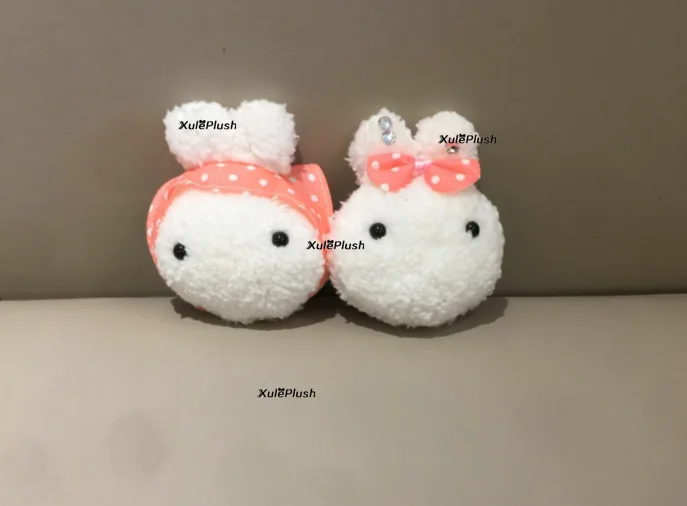 1piece random 6cm Мини 4-18 см прибл. Кролик маленькое плюшевое набивное игрушечное кукла, одежда и аксессуары для волос Декор плюшевые игрушки куклы - Цвет: 1piece random 6cm