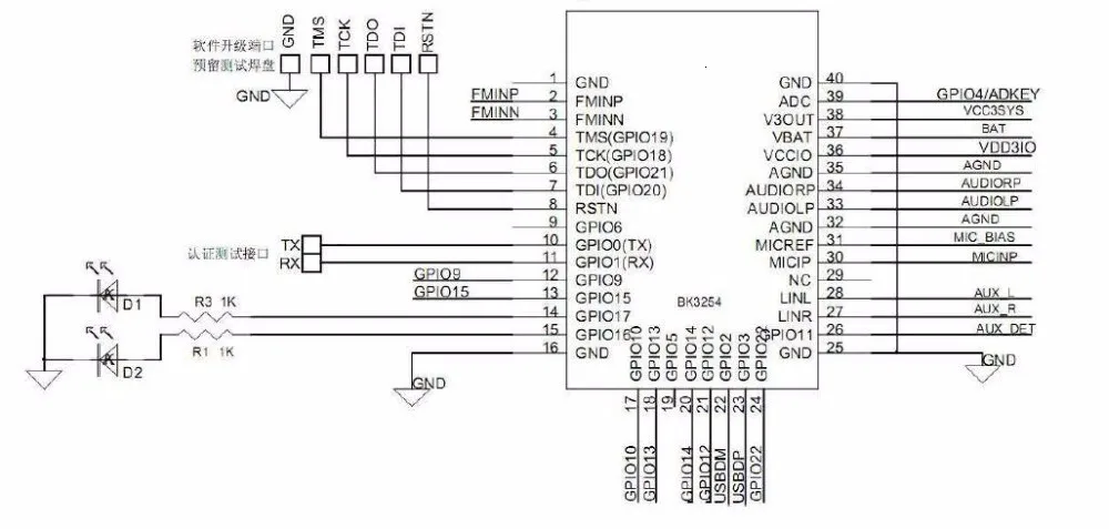 BK3254 Bluetooth модуль V4.1 F6888 стерео аудио модуль FM радио/TF карта/U диск/инфракрасный пульт дистанционного управления