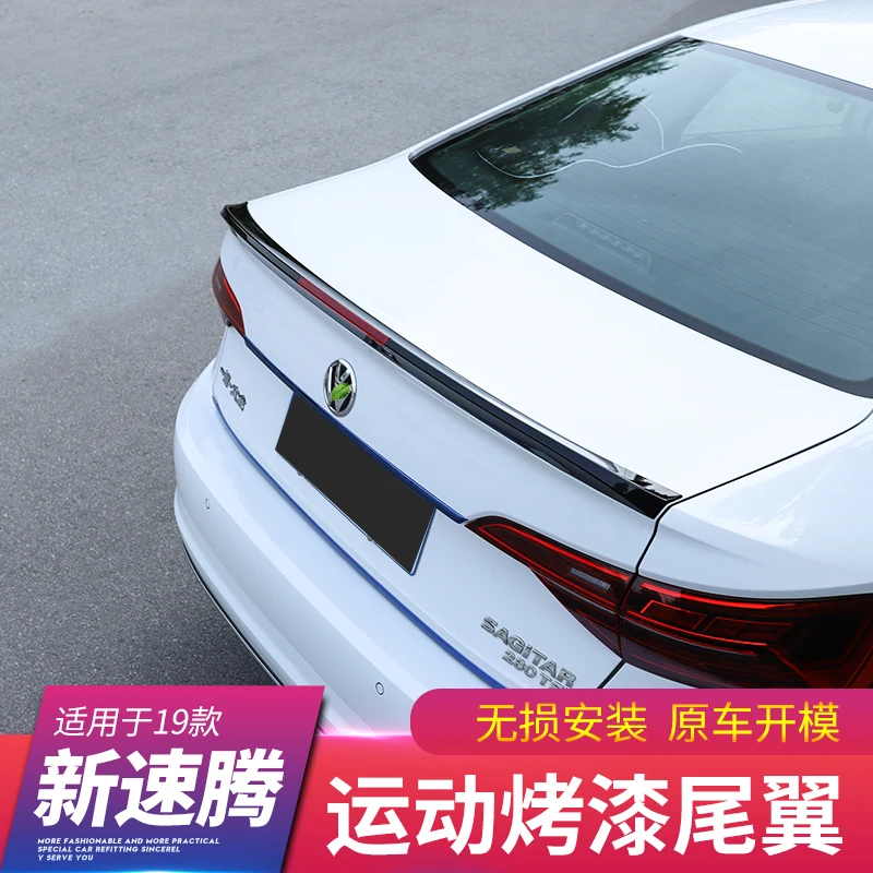 

Декоративный спойлер CEYUSOT для багажника автомобиля, заднего крыла, для Volkswagen, VW, Jetta, ABS, GLI STYLE, 2019, 20