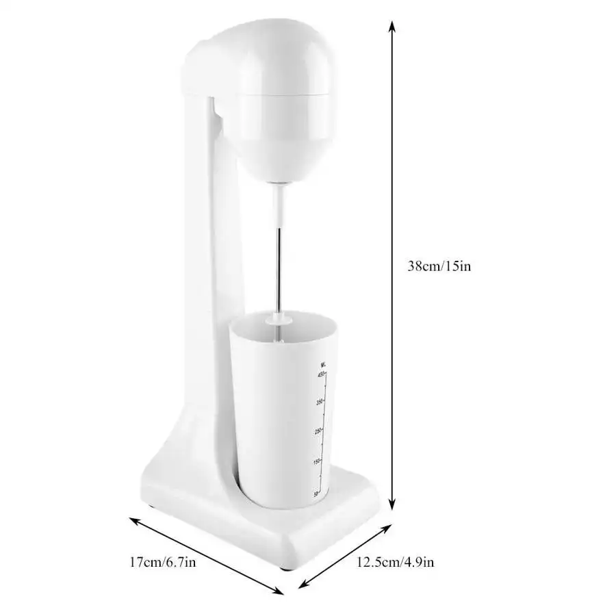 

Portable Food Blender Automatic Electric Milk Frother Milk Shake Mixer Cappuccino Coffee Latte Stirring Cocktail Blender EU Plug