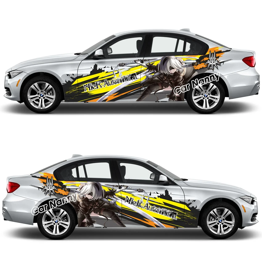 Персонализированные наклейки Itasha стикеры в стиле игры НИР для автомобиля на