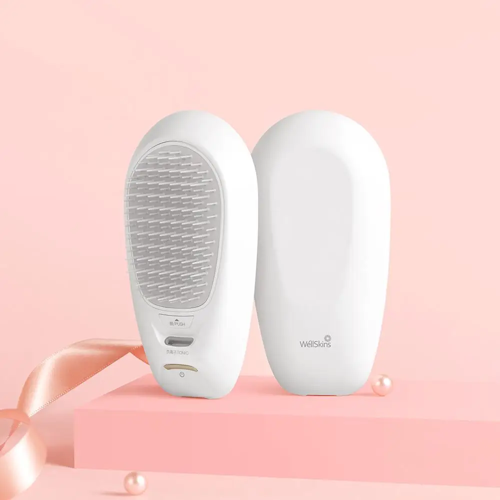 MI Mijia Wellskins отрицательный ионный гребень портативный для волос USB Перезаряжаемый