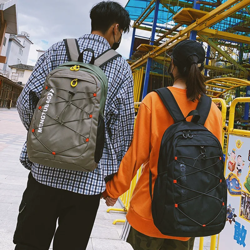 

Female School Bags For Teenage Girls 2020 Nylon Letter Backpack Women Mochilas Sac A Dos Ladies Laptop Rucksack Men Bag Pack