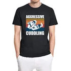 Агрессивная винтажная забавная Мужская рубашка Jiu Jitsu Bjj Mma Jujitsu с коротким рукавом, забавная футболка унисекс, удобная хлопковая футболка