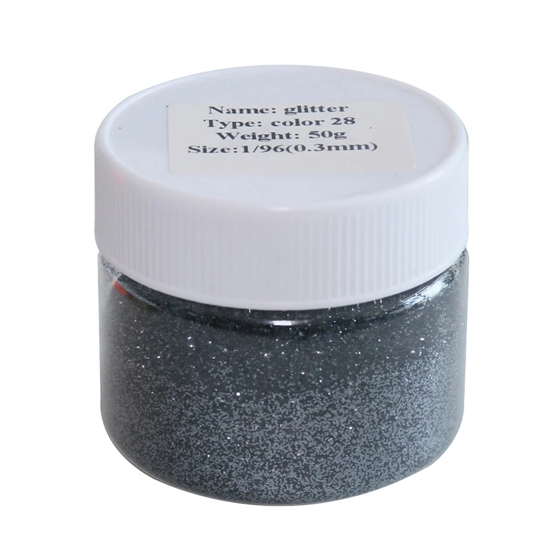 

Black Glitter Powder Pearl Pigments Acrylic Glittery Paints No.28 for Automotive Ceramic Glass Nails