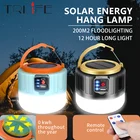 Светодиодный светильник для кемпинга на солнечной батарее, 300 Вт