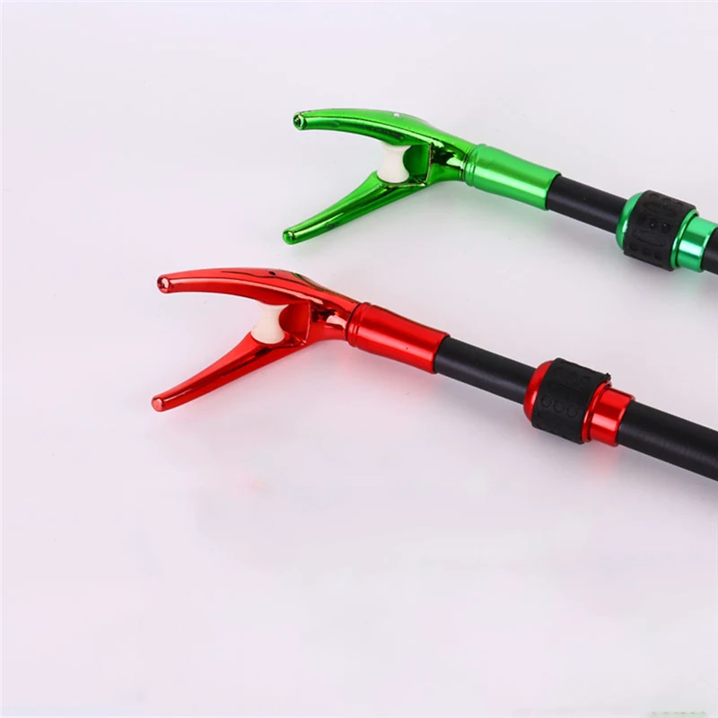 

Fishing Night Pole Bracket Electroplate Butt Grip Portable Rod Rest Head Practical Outdoor Scratch Resistant Thread Design Stand