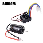 WP-1060 60A водонепроницаемый матовый ESC 550 12T 21T 27T 35T двигатель для 110 112 RC Traxxas Tamiya Redcat RC автомобиль Rock Crawler