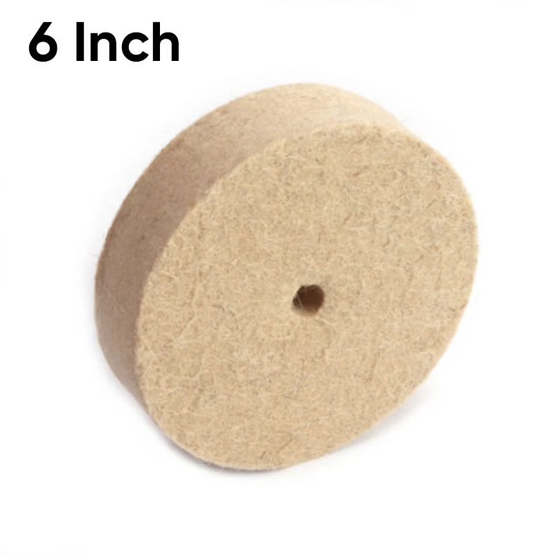 

Polishing Wheel Wool Felt Polisher Buffing For Rotary Tool 1pcs Pad Disc Beige Durable Practical New High quality