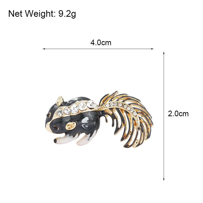 Женская Брошь БелКА ALLYES черная брошь с кристаллами эмалированная в форме