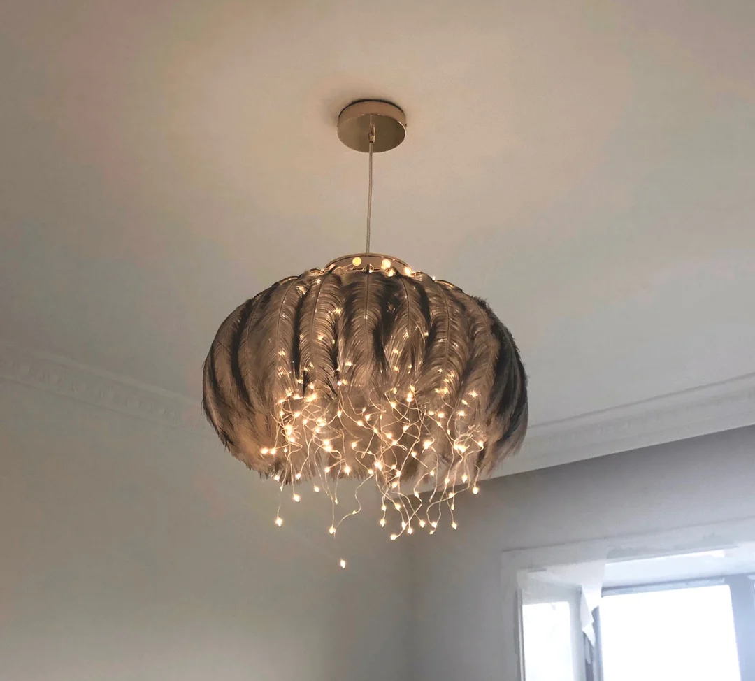 Подвесной светильник Firefly современный Романтический светодиодный в виде пера