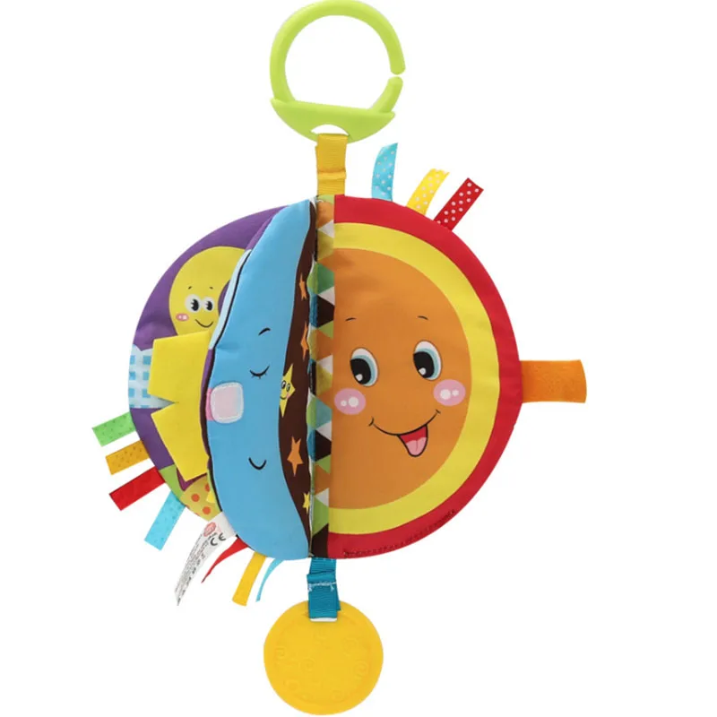 

Игрушки для раннего развития, Детская тканевая книга, неплохая стерео тканевая книга с кольцевой бумагой, детские развивающие игрушки