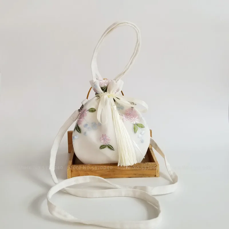 Китайский традиционный кошелек с вышивкой ручная сумка Hanfu женская сумка-тоут