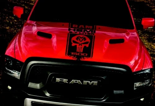 

Для DODGE RAM 5.7L1500 2500 3500 1x наклейка на капюшон графическая виниловая наклейка с логотипом